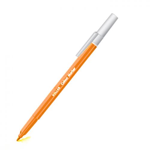Marcador Feltro Medio 0.5mm Sketch Line 1un Laranja , DOLLAR , 1301097 , 5608011038620